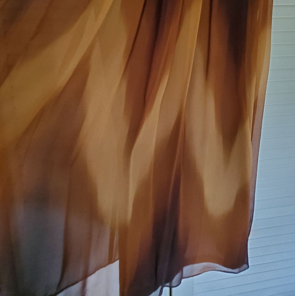 Maggie London Chevron Ombre Cocktail Dress - Picture 5 of 7